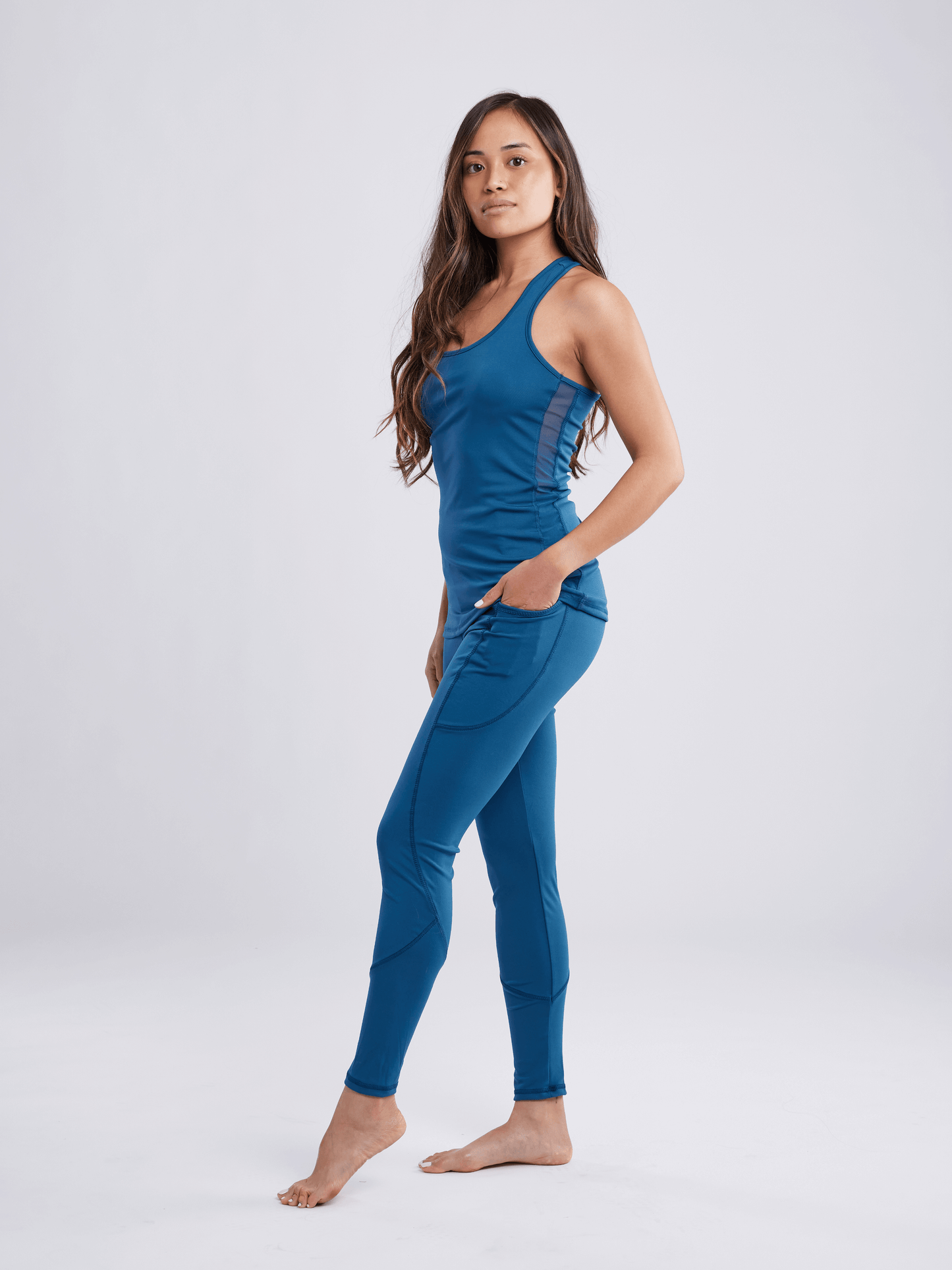 JupiterGear High-Waisted Classic Gym Leggings with Side Pockets