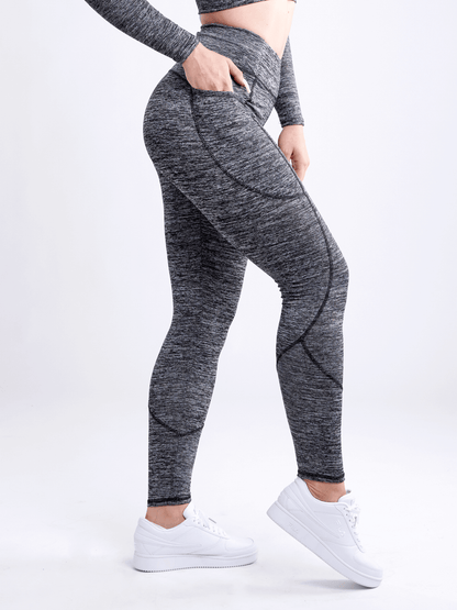 JupiterGear High-Waisted Classic Gym Leggings with Side Pockets
