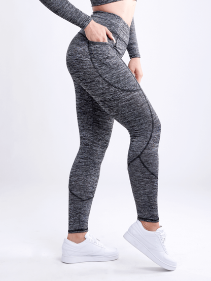 JupiterGear High-Waisted Classic Gym Leggings with Side Pockets