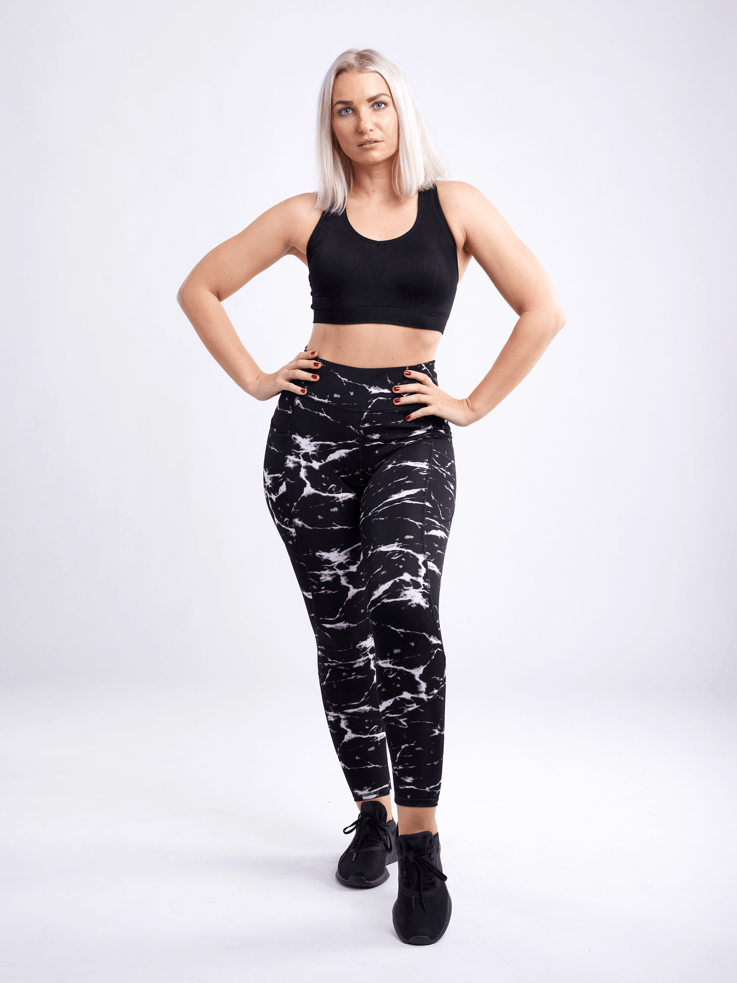 JupiterGear High-Waisted Classic Gym Leggings with Side Pockets