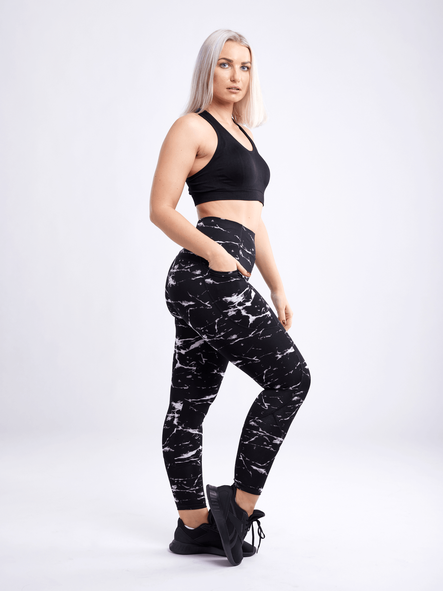 JupiterGear High-Waisted Classic Gym Leggings with Side Pockets