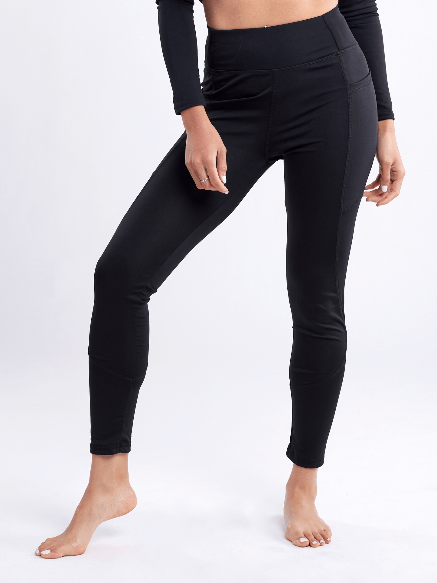 JupiterGear High-Waisted Classic Gym Leggings with Side Pockets
