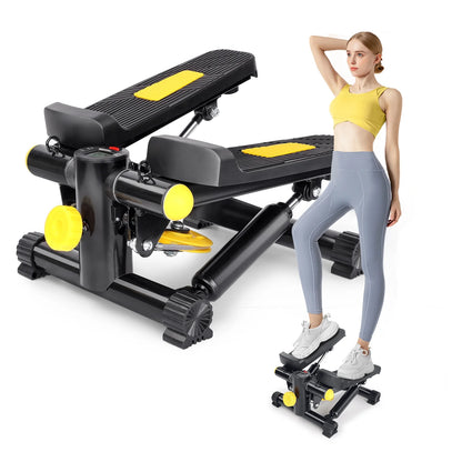 Stair Stepper for Exercises, Mini Stair Stepper , Digital Monitor, Adjustable Stride Height for Low-Impact Cardio Suitable for Full Body Workout