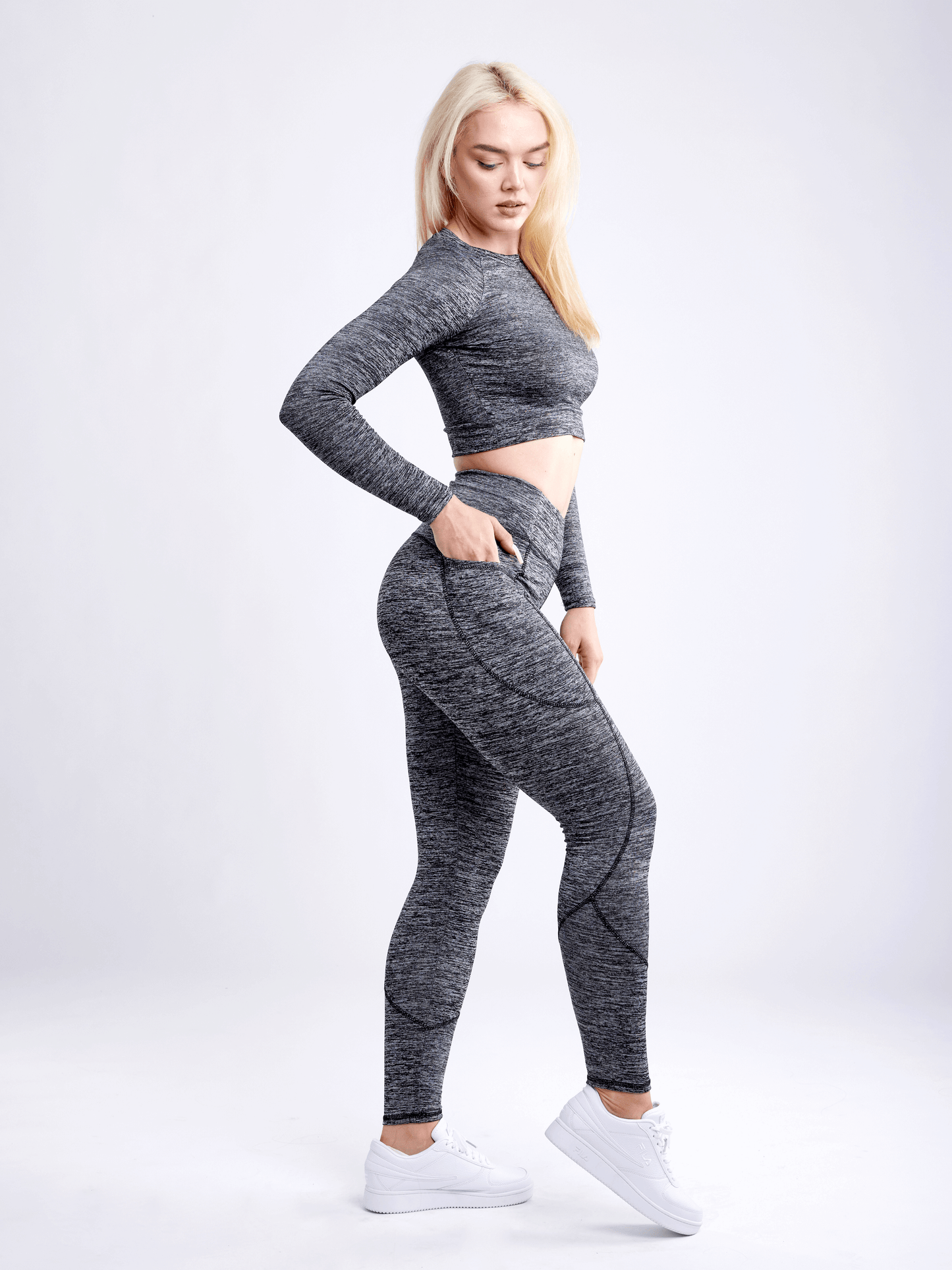 JupiterGear High-Waisted Classic Gym Leggings with Side Pockets